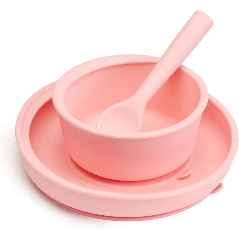 MUNCHKIN - Set de alimentación infantil Munchkin silicona BPA free