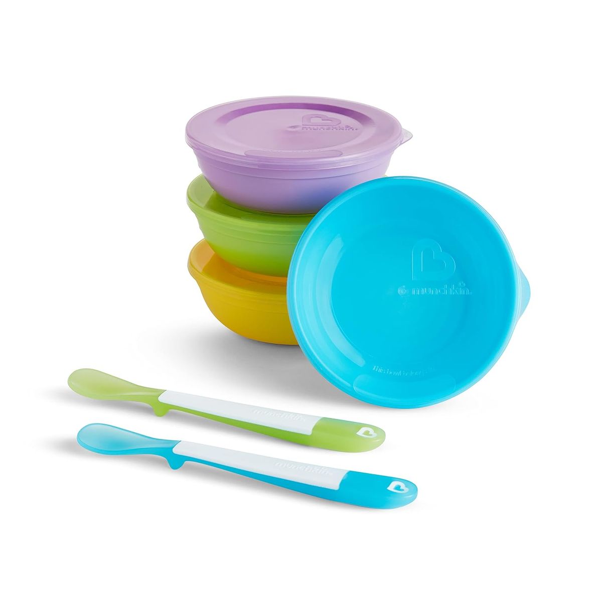 MUNCHKIN - Munchkin® Set de Alimentación Baby Love-a-Bowls™ 10 pzs
