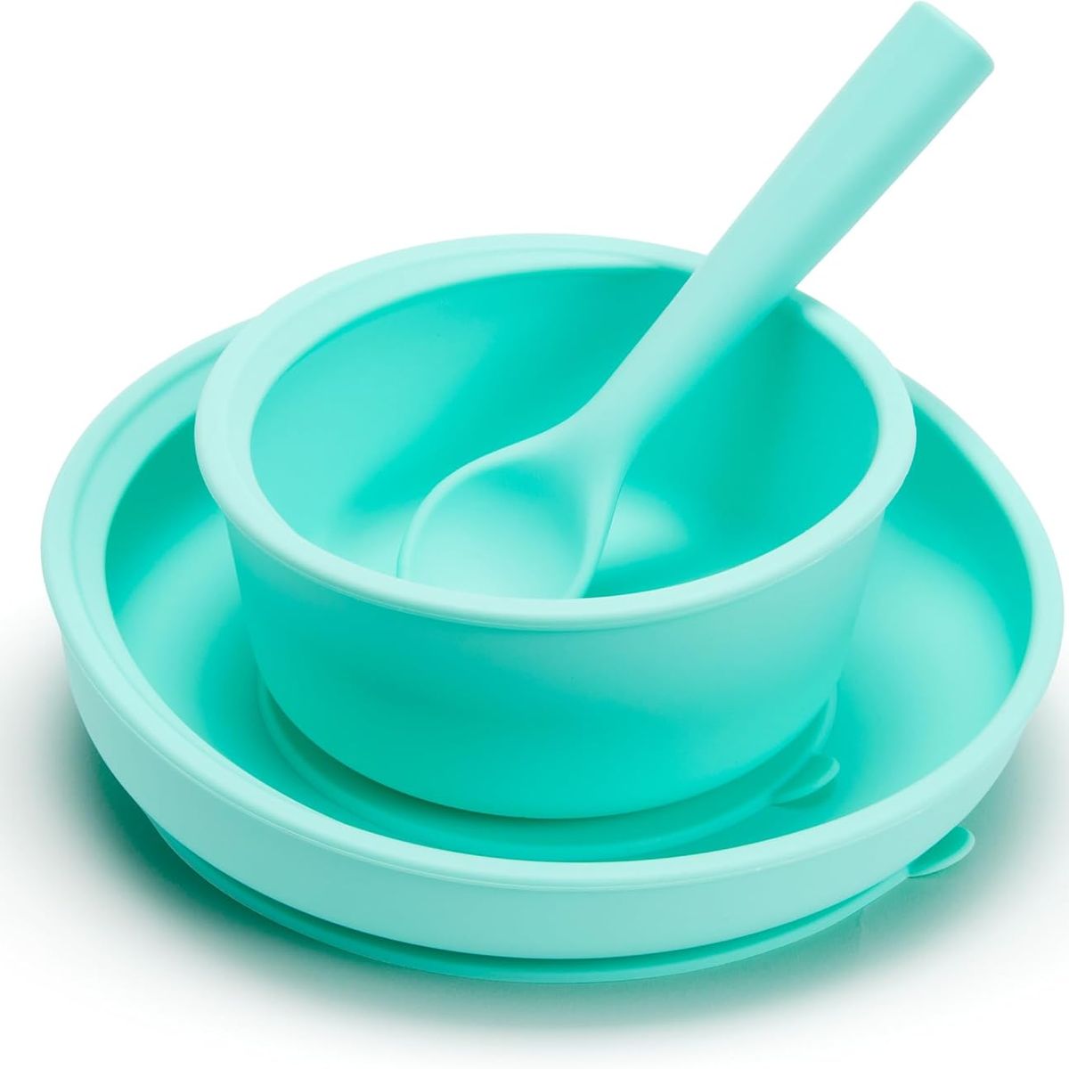 MUNCHKIN - Set de alimentación de silicona Munchkin sin BPA 4m+