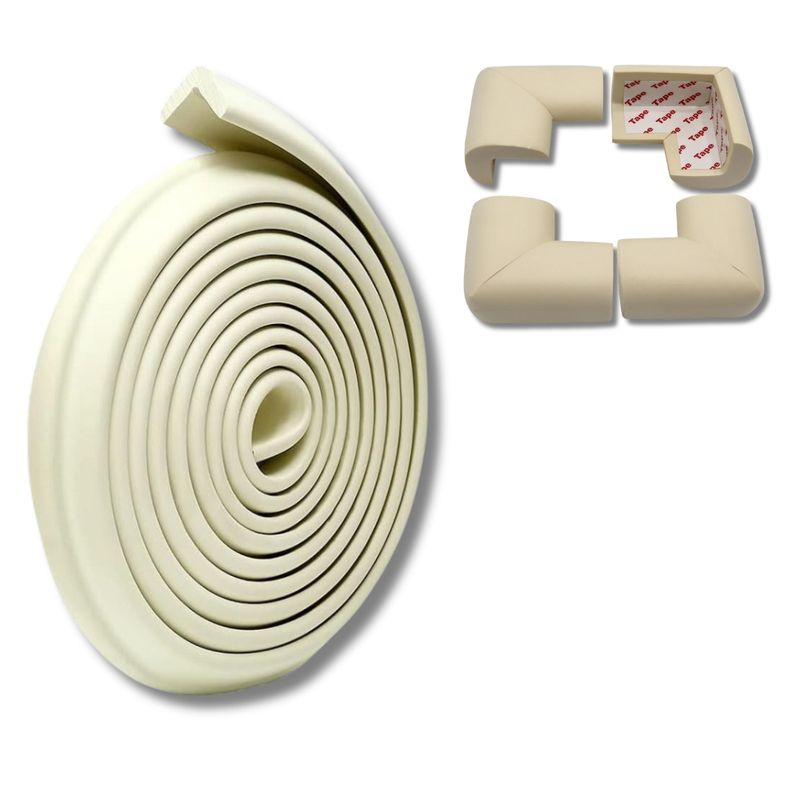 AMERICAN GENERICS - Protector De Esquinas Y Bordes Espuma Anti Golpes 2mts+4und