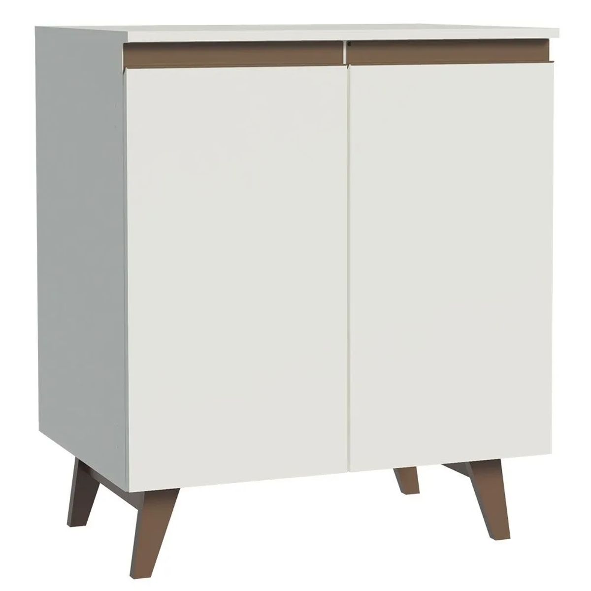 MADESA - Mueble de Cocina Bajo Reims 70 cm 2 Puertas Blanco