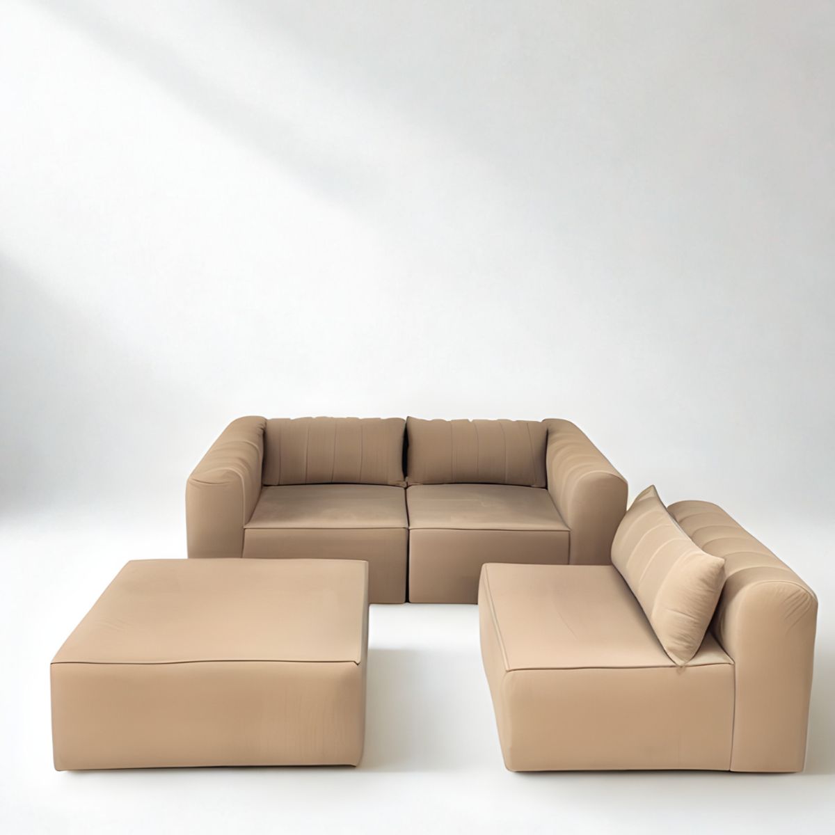 GENERICO - SALA MODULAR MARRUECOS RAYADA EN TELA ANTIFLUIDOS Y PET FRIENDLY