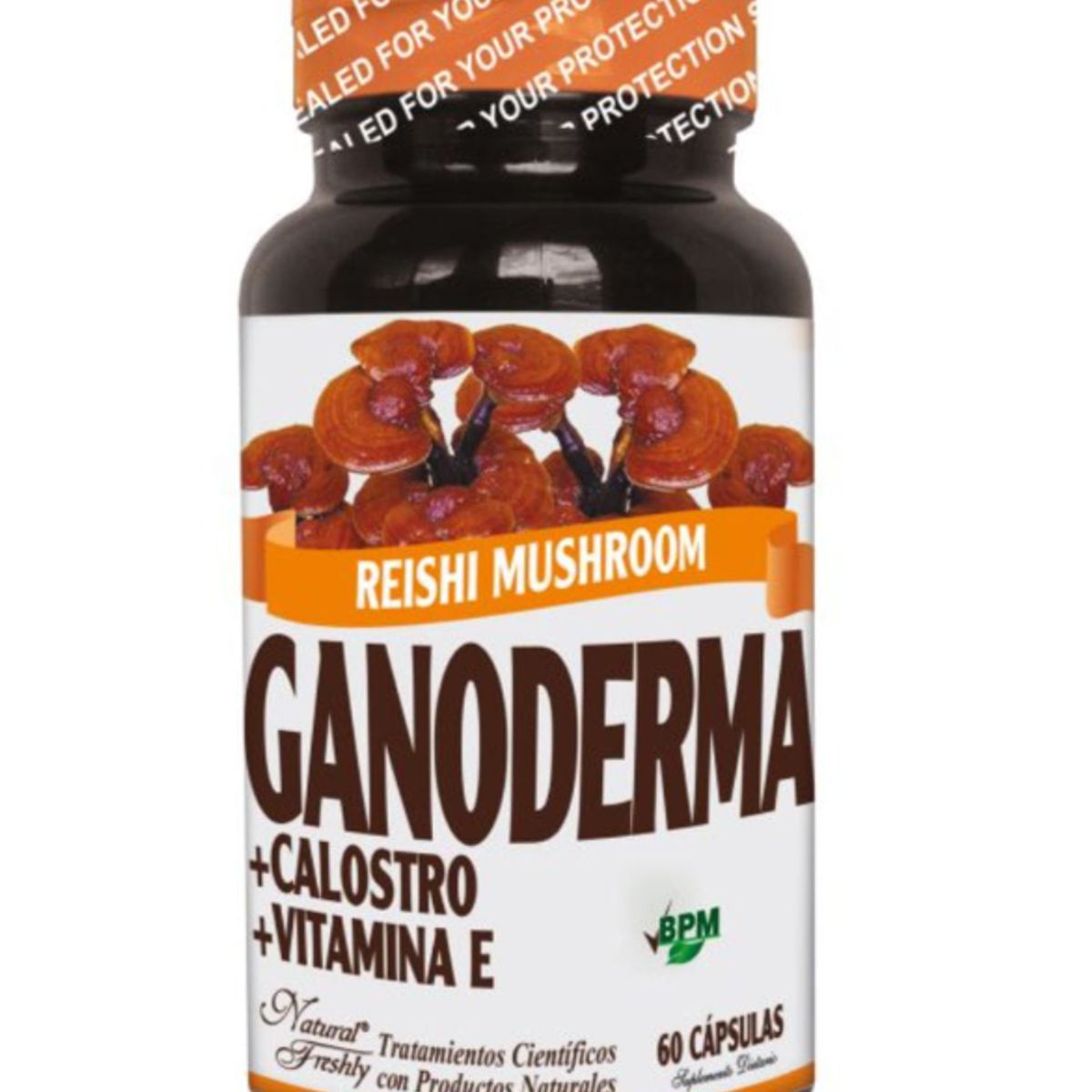 NATURAL FRESHLY - SUPLEMENTO GANODERMA +CALOSTRO+VITAMINA E X 60