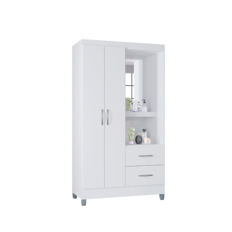 GENERICO - Closet En Madera 2 Puertas 2 Cajones De 181*99cm