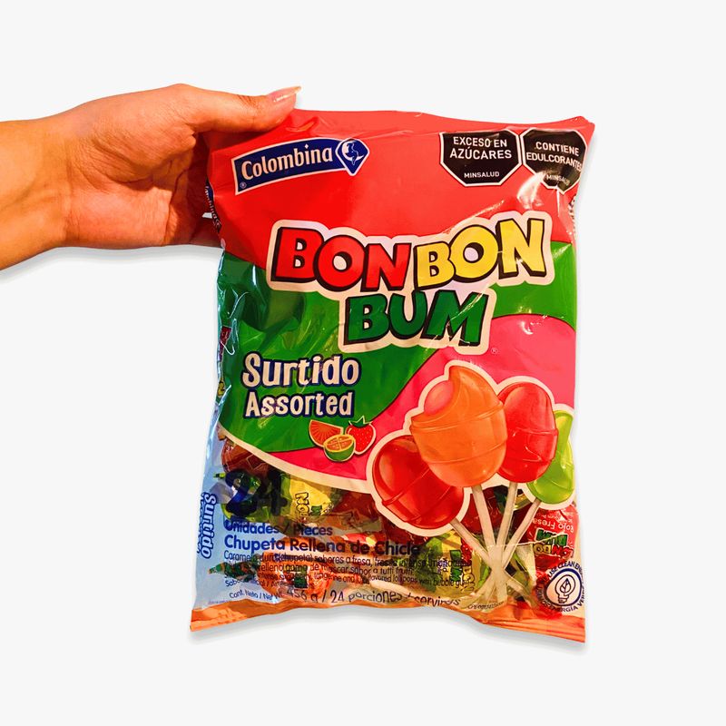 COLOMBINA - Bon Bon Bum Surtido - Bolsa X 24 Und