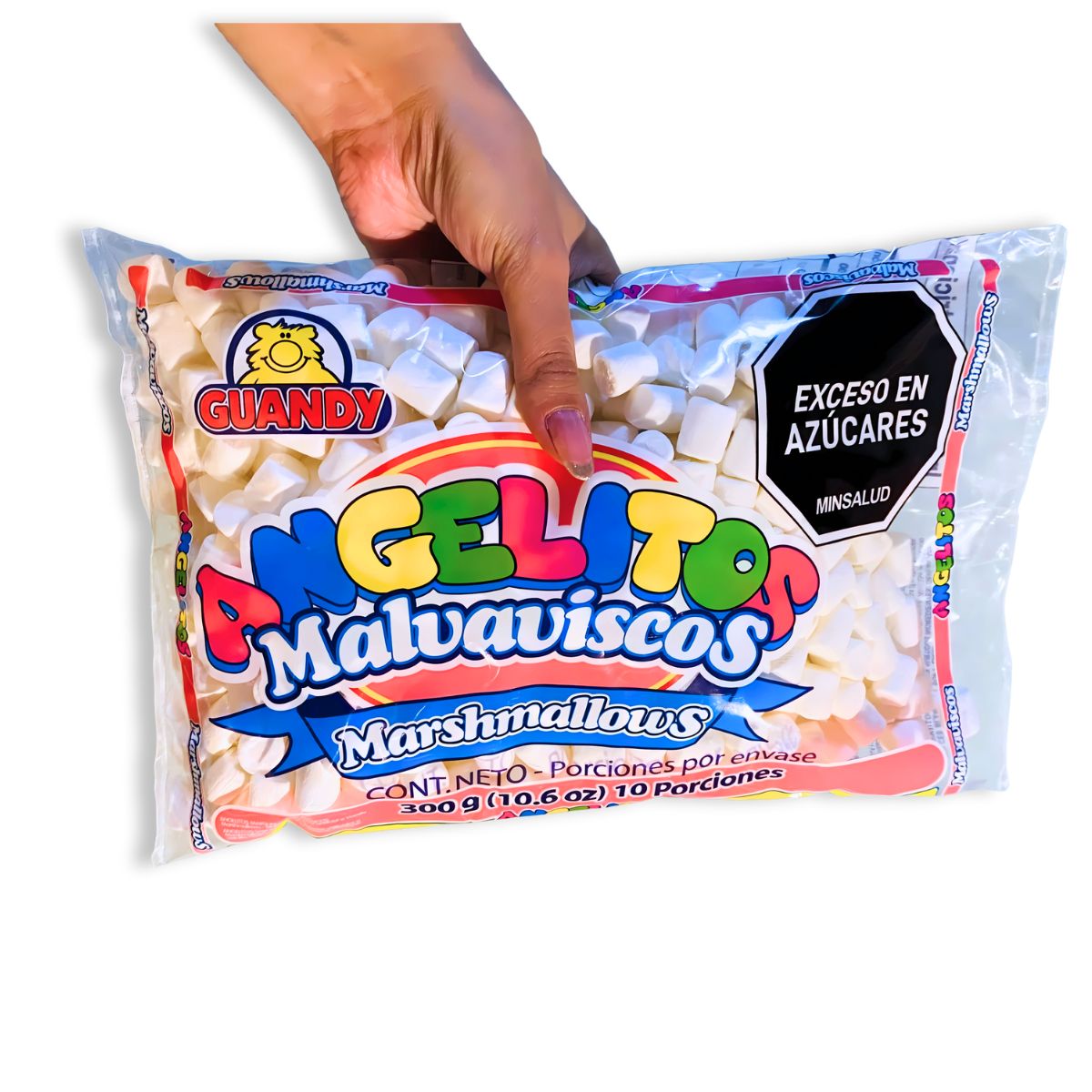 ADRO - Masmelos Angelitos Malvaviscos Mini Blanco 300gr