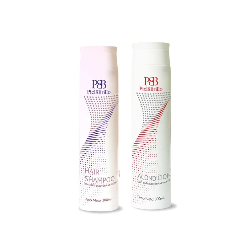 GANO EXCEL - Kit Shampoo + Acondicionador Ganoderma Piel y Brillo