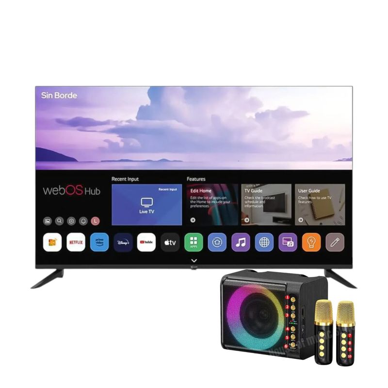 XKIM - Televisor XKIM 50 X504KW 4K Smart TV WEB OS + Parlante Jaltech