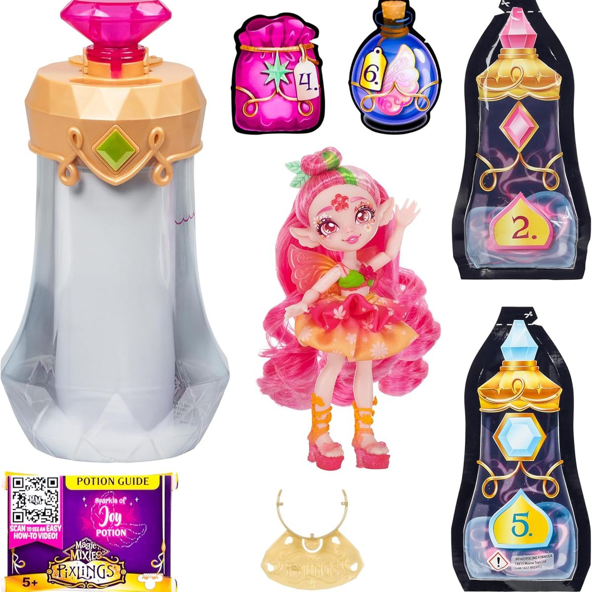 MAGIC MIXIES - Muñeca Magic Mixies Faye Hada Pocion Pixlings Crea Y Mezcla