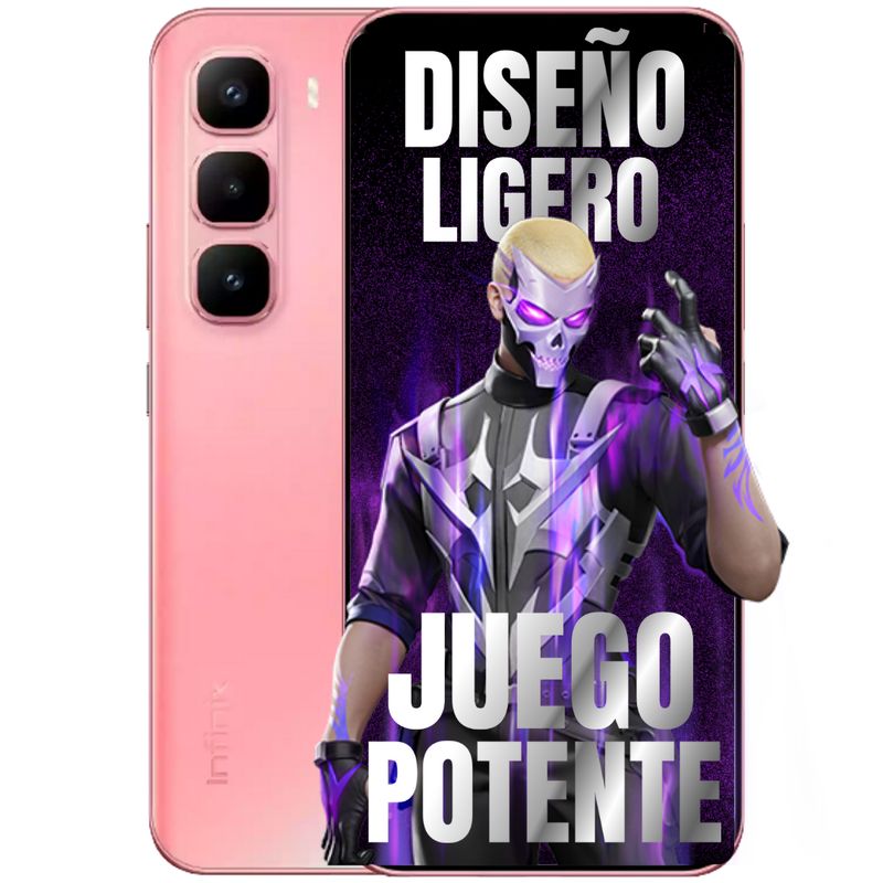INFINIX - Celular INFINIX HOT 60 Pro Plus 256GB/8GB RAM - Rosa