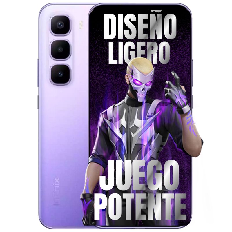 INFINIX - Celular INFINIX HOT 60 Pro Plus 256GB/8GB RAM - Morado