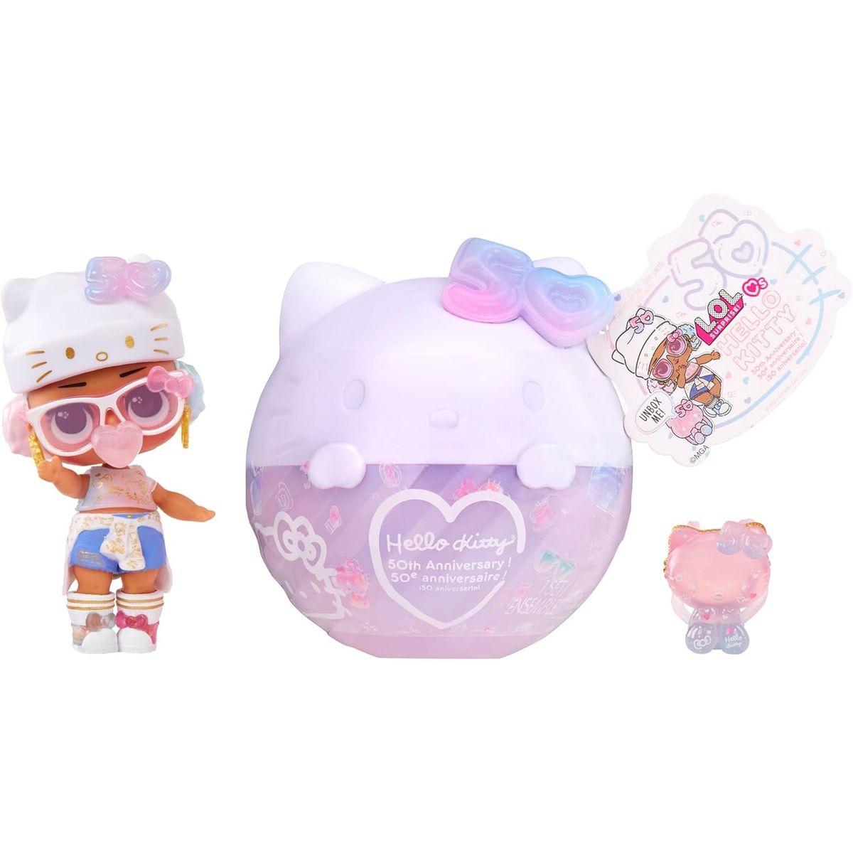 LOL - Muñeca Lol Omg Surprise Edicion Hello Kitty Crystal Cutie
