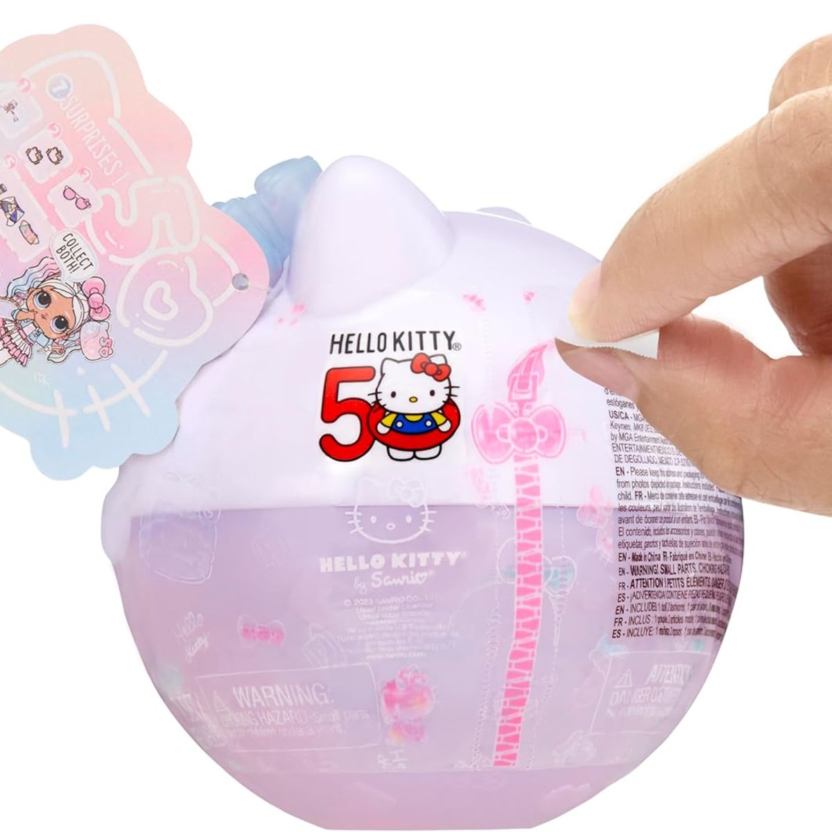 LOL - Muñeca Lol Omg Surprise Edicion Hello Kitty Crystal Cutie