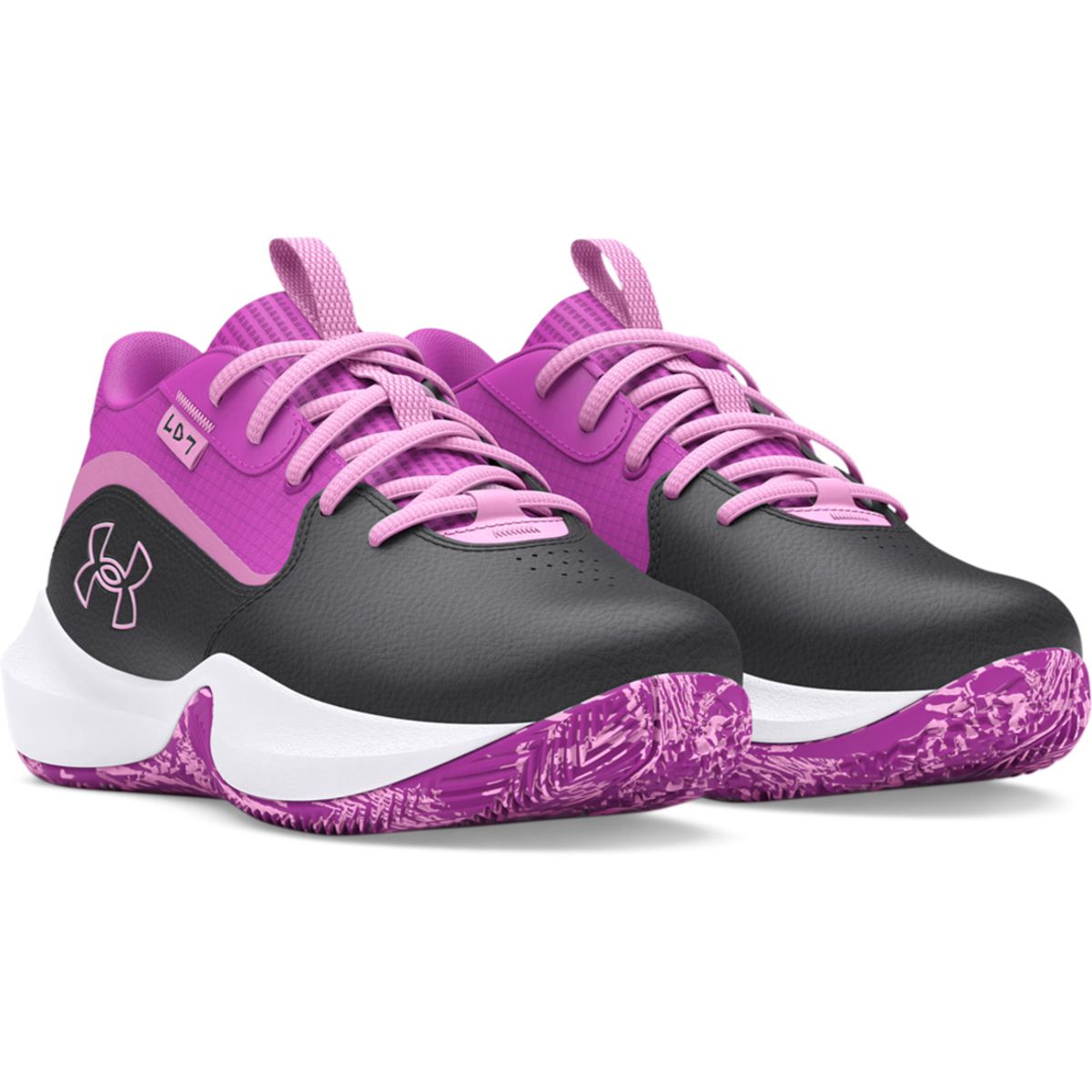 UNDER ARMOUR - Tenis Niño Under Armour Gs Lockdown 7 Gris UNDER ARMOUR