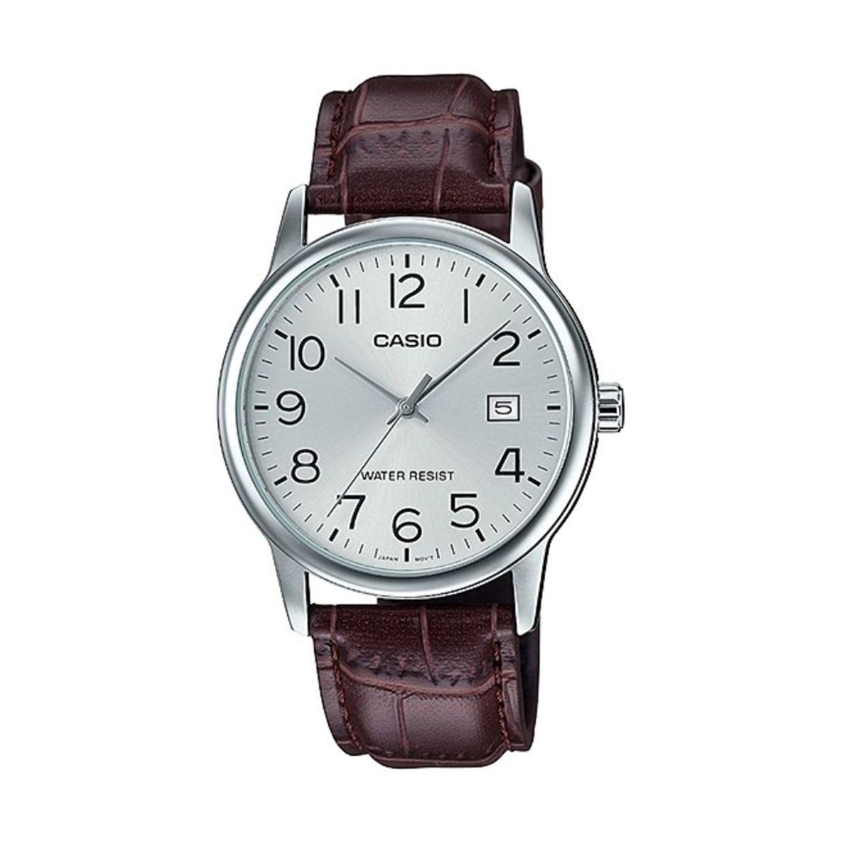 CASIO - Reloj Casio Para Hombre MTP-V002L-7B2 Cafe En Cuero