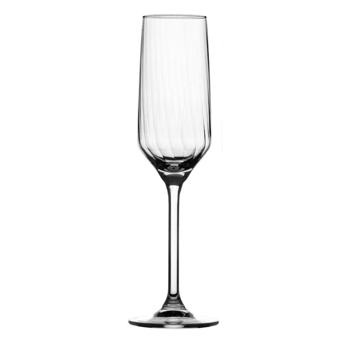 KITCHENWARE - SET X 6 COPAS CHAMPAGNE CARRE OPTICS 22.5CL /225ML