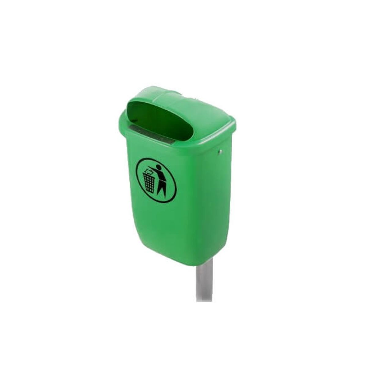 WEBER - Contenedor de residuos Weber Poste 50 Litros Verde