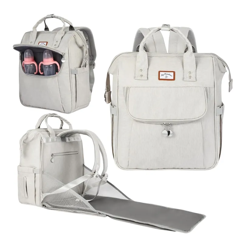 AMERICAN GENERICS - Pañalera Morral Bebes Multifuncional Cambiador 2 en 1