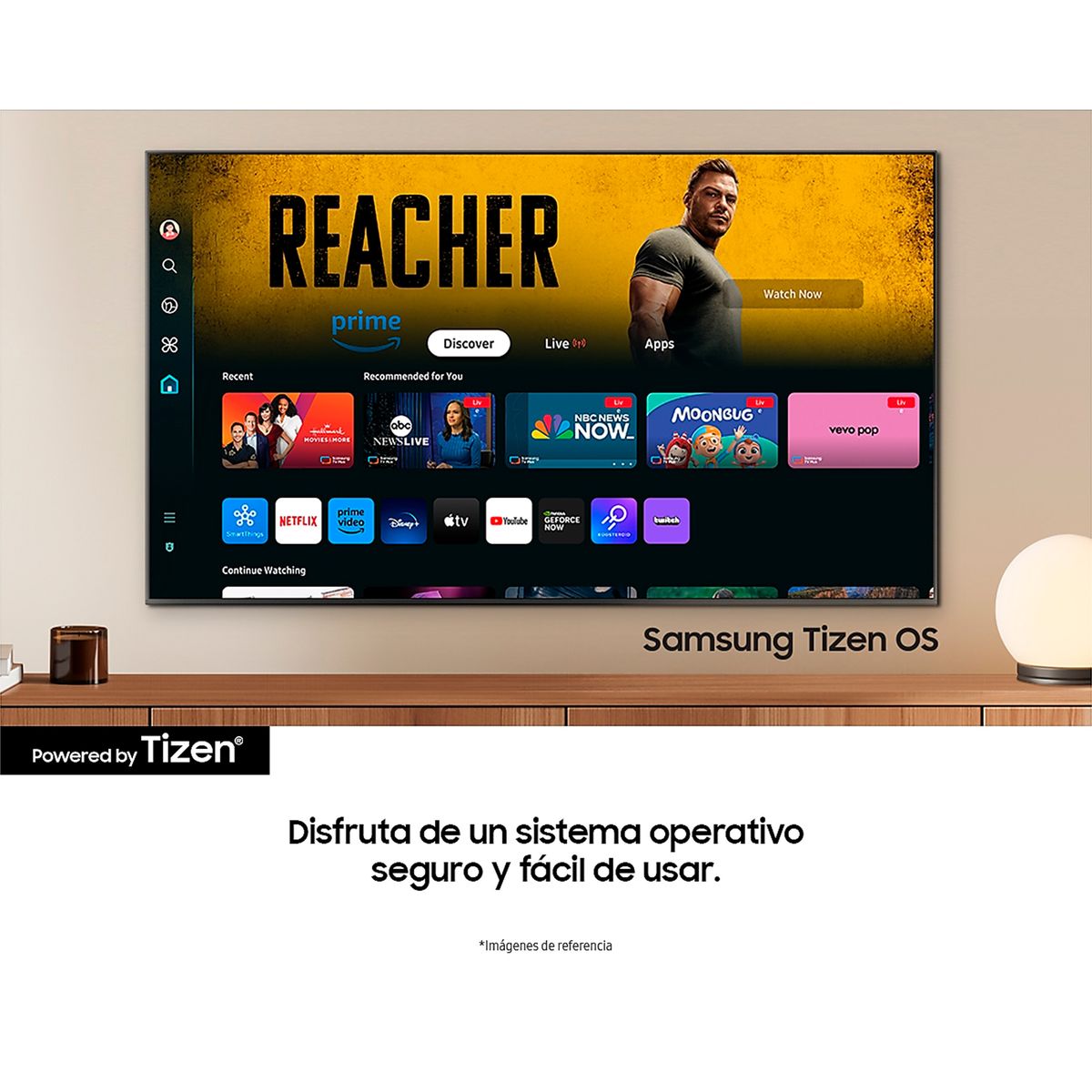 SAMSUNG - Televisor Samsung 55′ 4K UHD Crystal Smart Tv  UN55DU8200