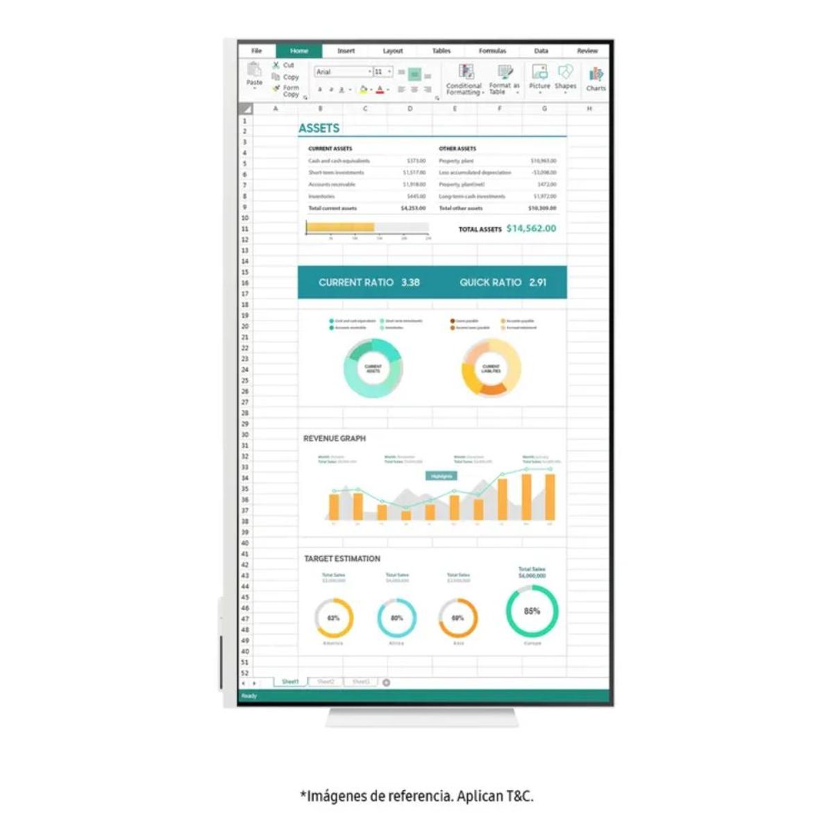 SAMSUNG - Monitor Samsung Smart M8 32” 4K UHD VA con WiFi Bluetooth y Cámara Integrada