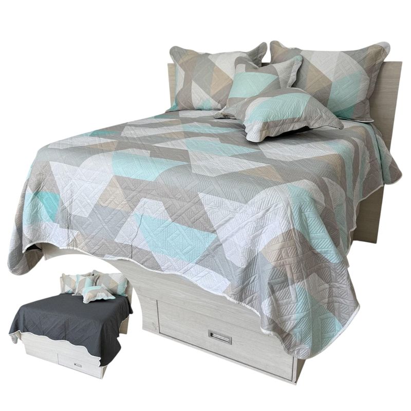 MAJESTIC IMPERIAL - Cubrecama (edredón) Para Cama Queen (160), Majestic 5 Piezas