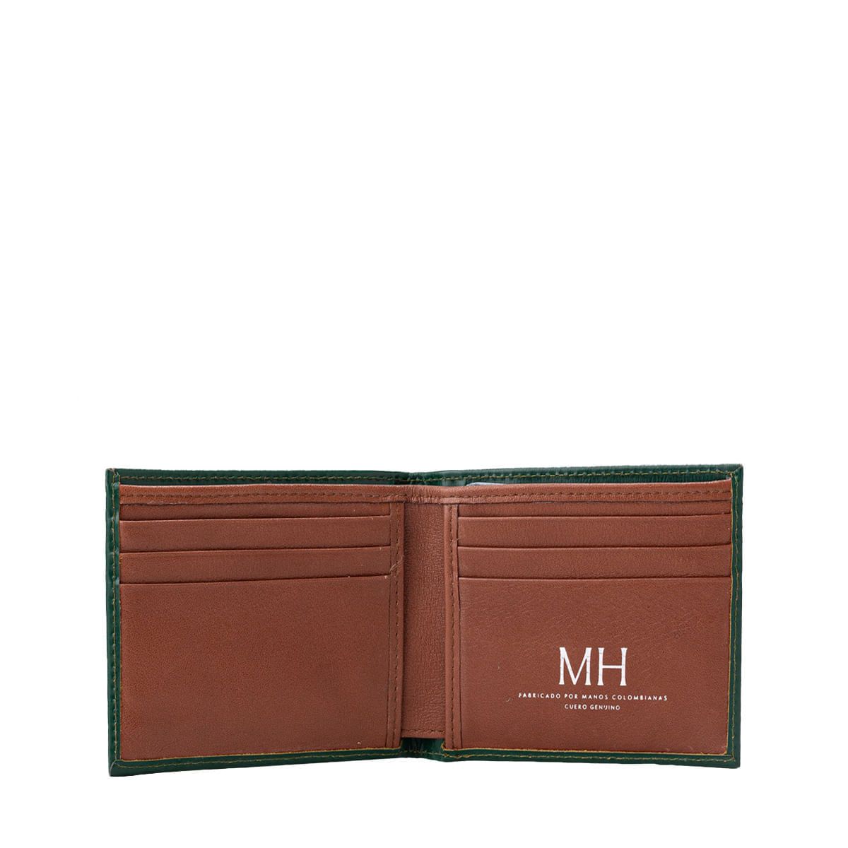 MARIO HERNANDEZ - Billetera Extraplana Malaquita Esencial