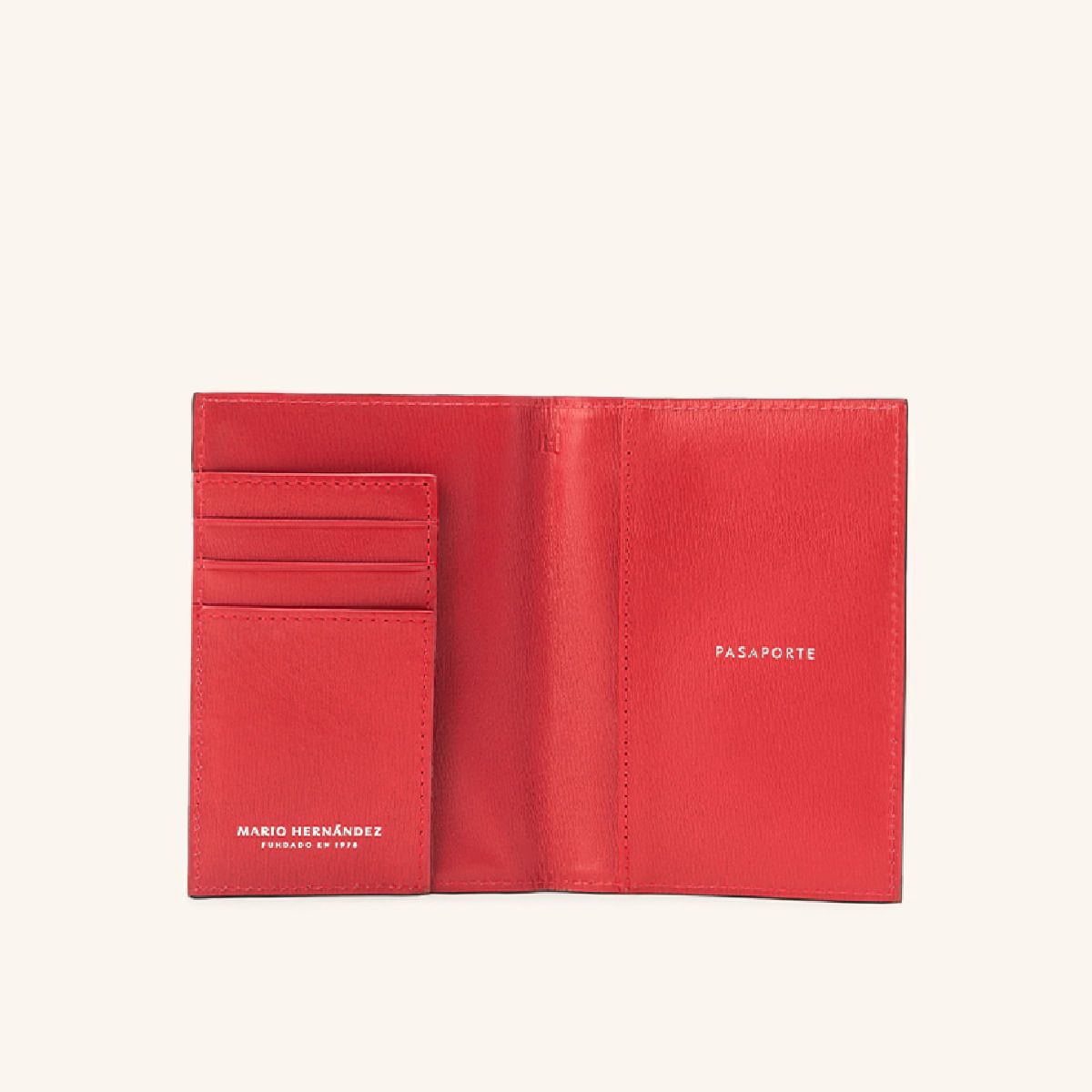 MARIO HERNANDEZ - Porta Pasaporte Sencillo Negro Toro Millenium