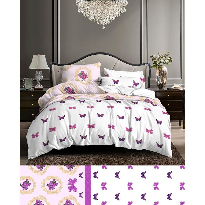 SIRENITAS - Juego de sabanas Cama Semidoble Mariposa Elegante