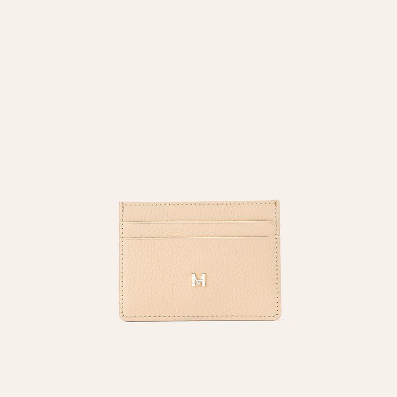 MARIO HERNANDEZ - Tarjetero Plano Beige Sur