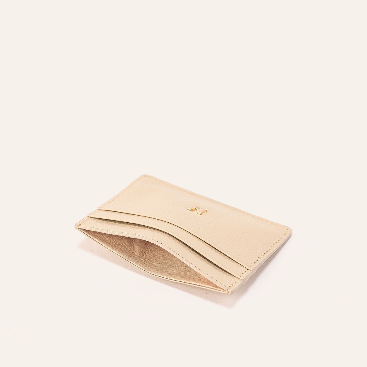 MARIO HERNANDEZ - Tarjetero Plano Beige Sur