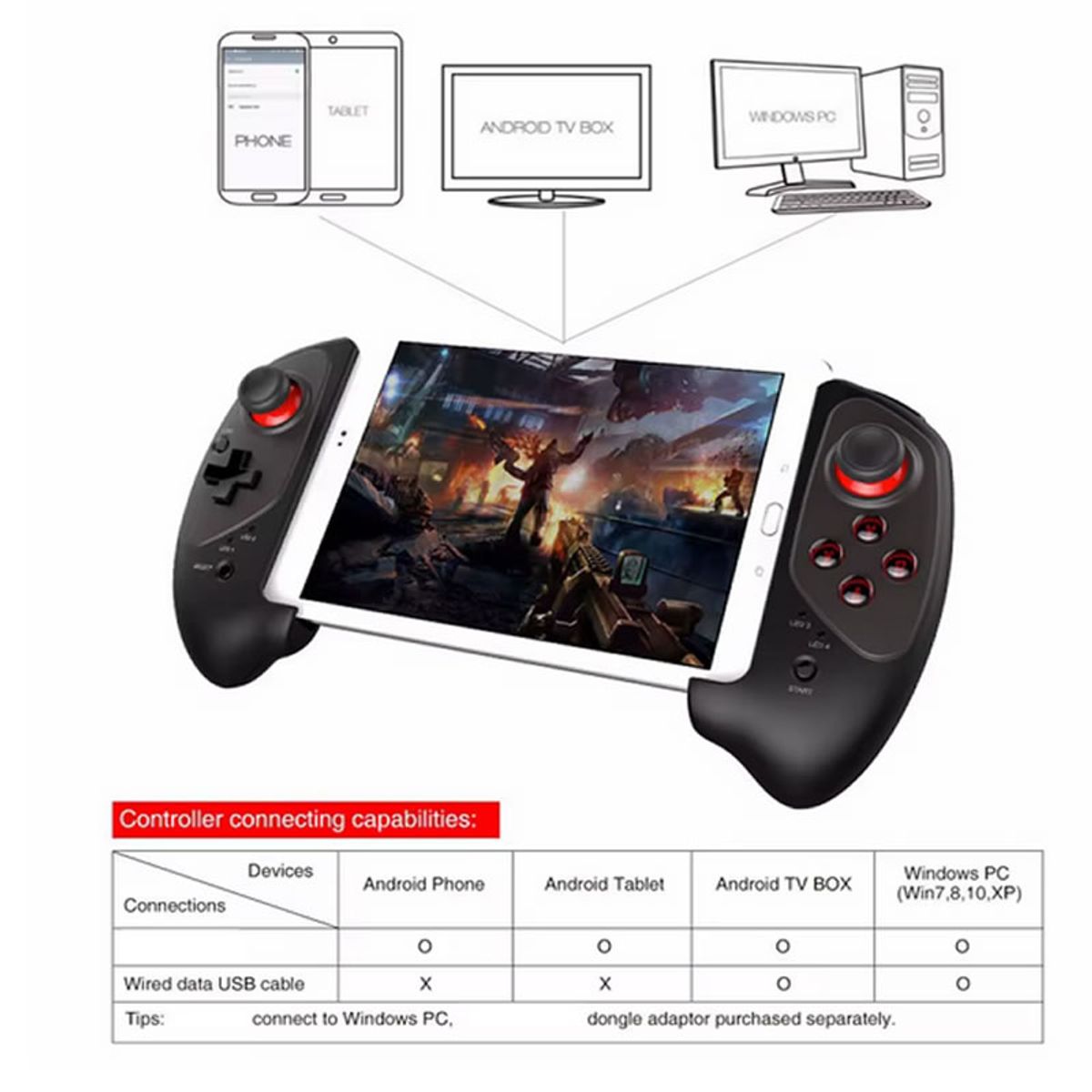 IPEGA - Gamepad Control Bluetooth Ipega Pg-9083s Inalambrico Celular Ipad