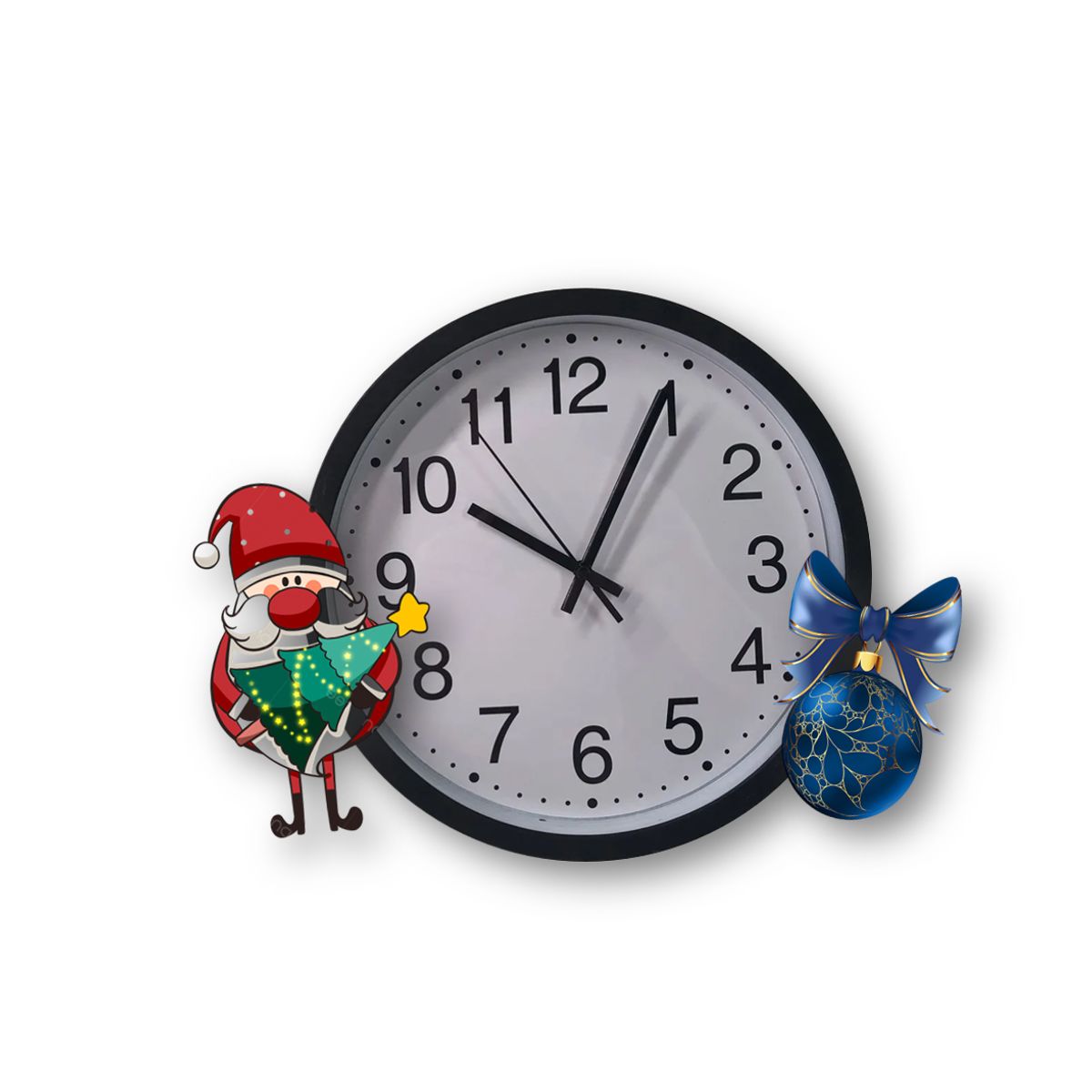 GENERICO - reloj de pared navideño para cotización