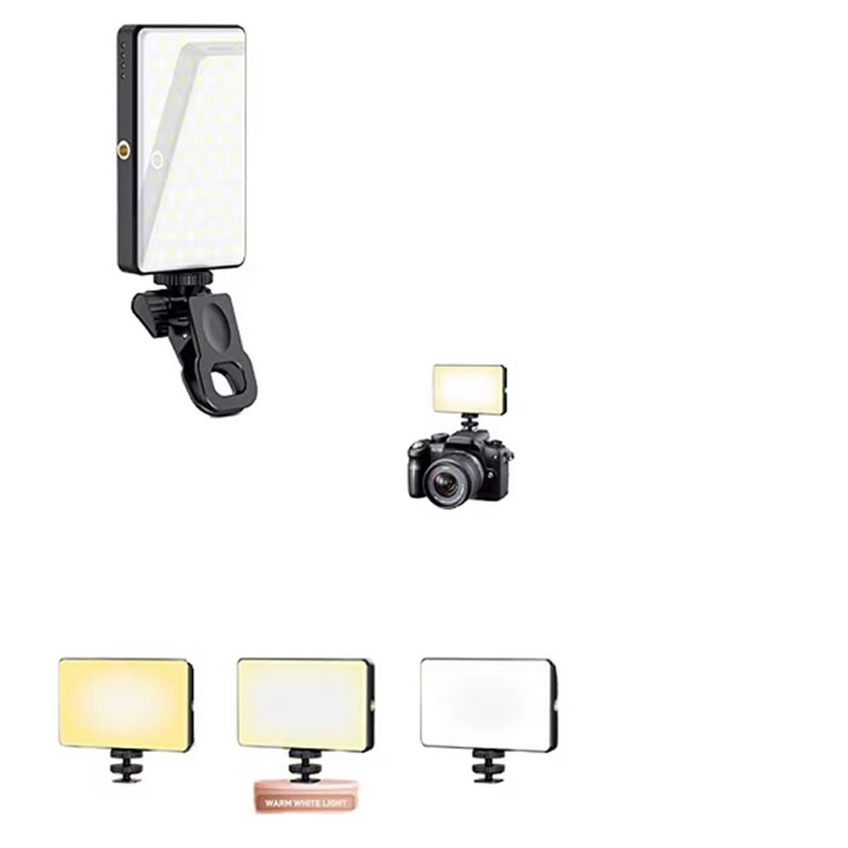 GENERICO - Luz Led Portatil Profesional Celular Camara Recargable