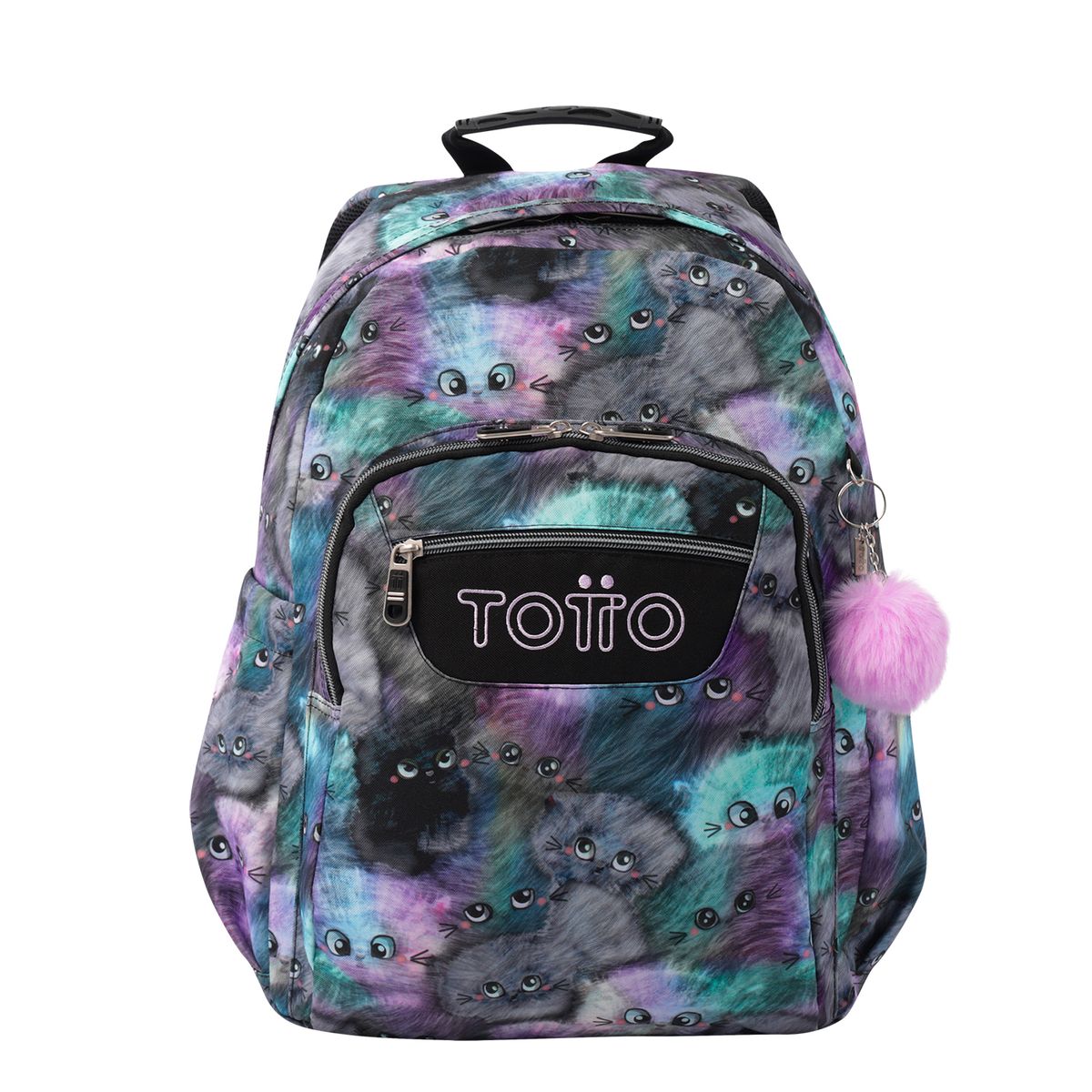 TOTTO - Morral Juvenil Porta PC 14" Acuarela Gris