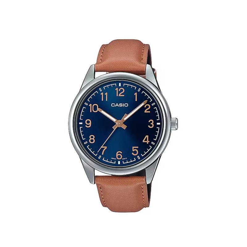 CASIO - Reloj Casio MTP-V005L-2B4 Cafe Para Caballero