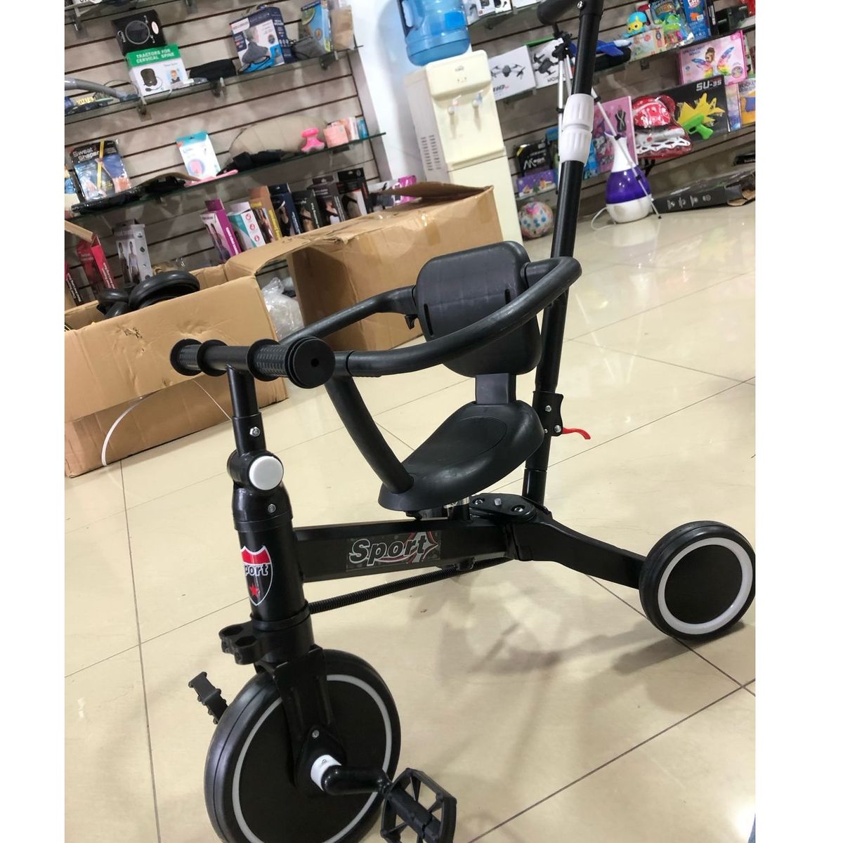 GENERICO - triciclo multifuncional con empujador 5 en 1