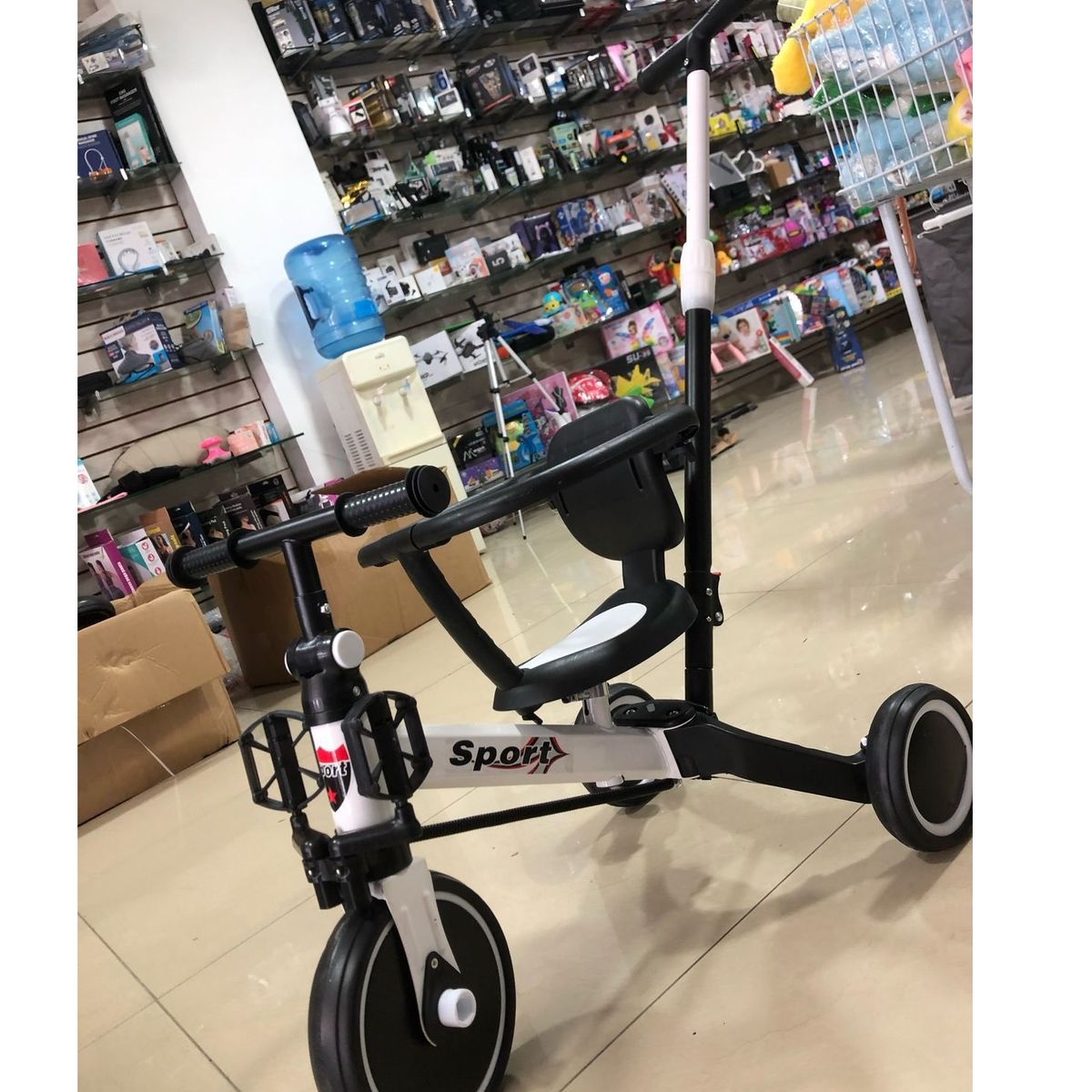 GENERICO - triciclo multifuncional con empujador 5 en 1