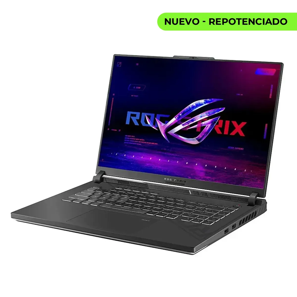 ASUS - PORTATIL GAMER ASUS ROG STRIX G16	RYZEN 9 8940HX - RAM 32GB - SSD 1TB - RTX 5070TI 12GB