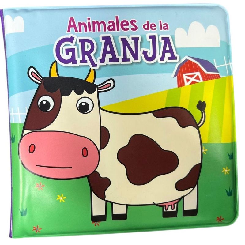 GENERICO - Libro Didáctico De Plástico Para Piscina Para Niños Granja