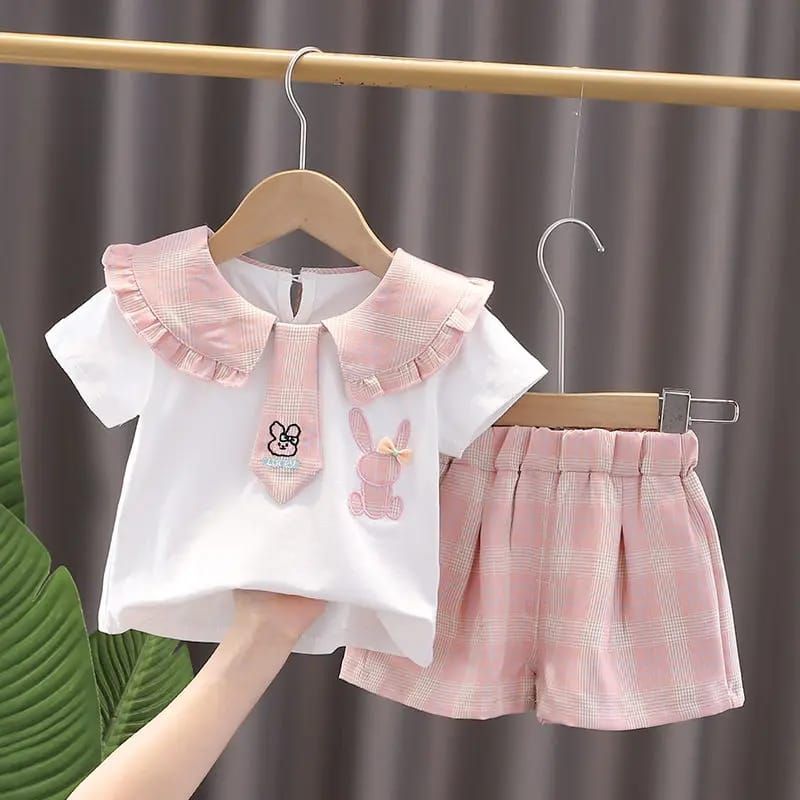 LUSOLSI - Prendas niñas ropa conjuntos vestidos niñas pantalones cortos y blusa
