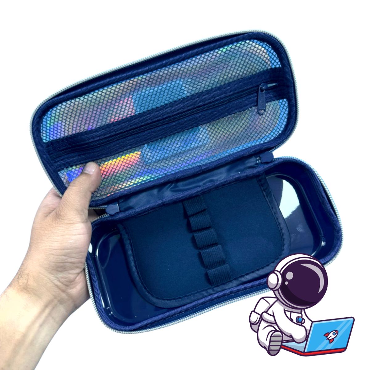 COLME TECHNOLOGY HOME - Cartuchera 3D Astronauta Niños Diseño Space Journey