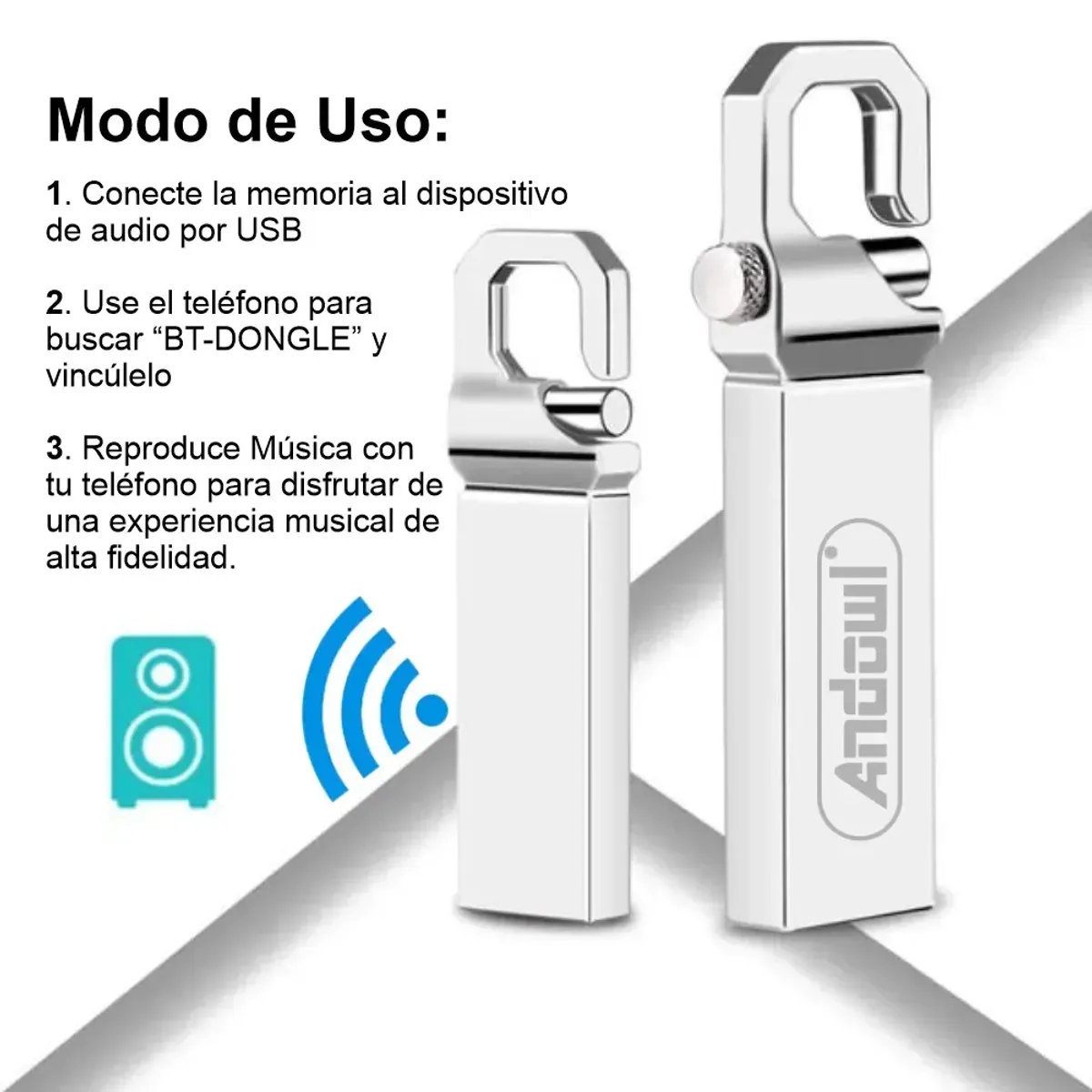 COLME TECHNOLOGY HOME - Receptor Inalámbrico USB Bluetooth 50 Audio Profesional