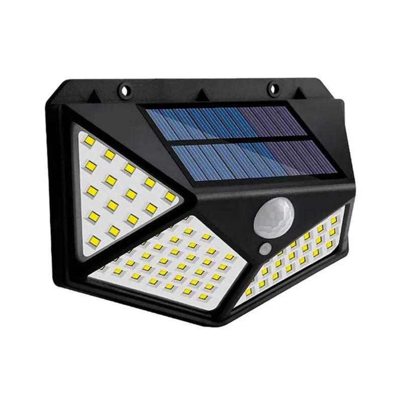 GENERICO - Lampara Solar Exterior 114 Luces Led Recargable Ip65 Cl-114