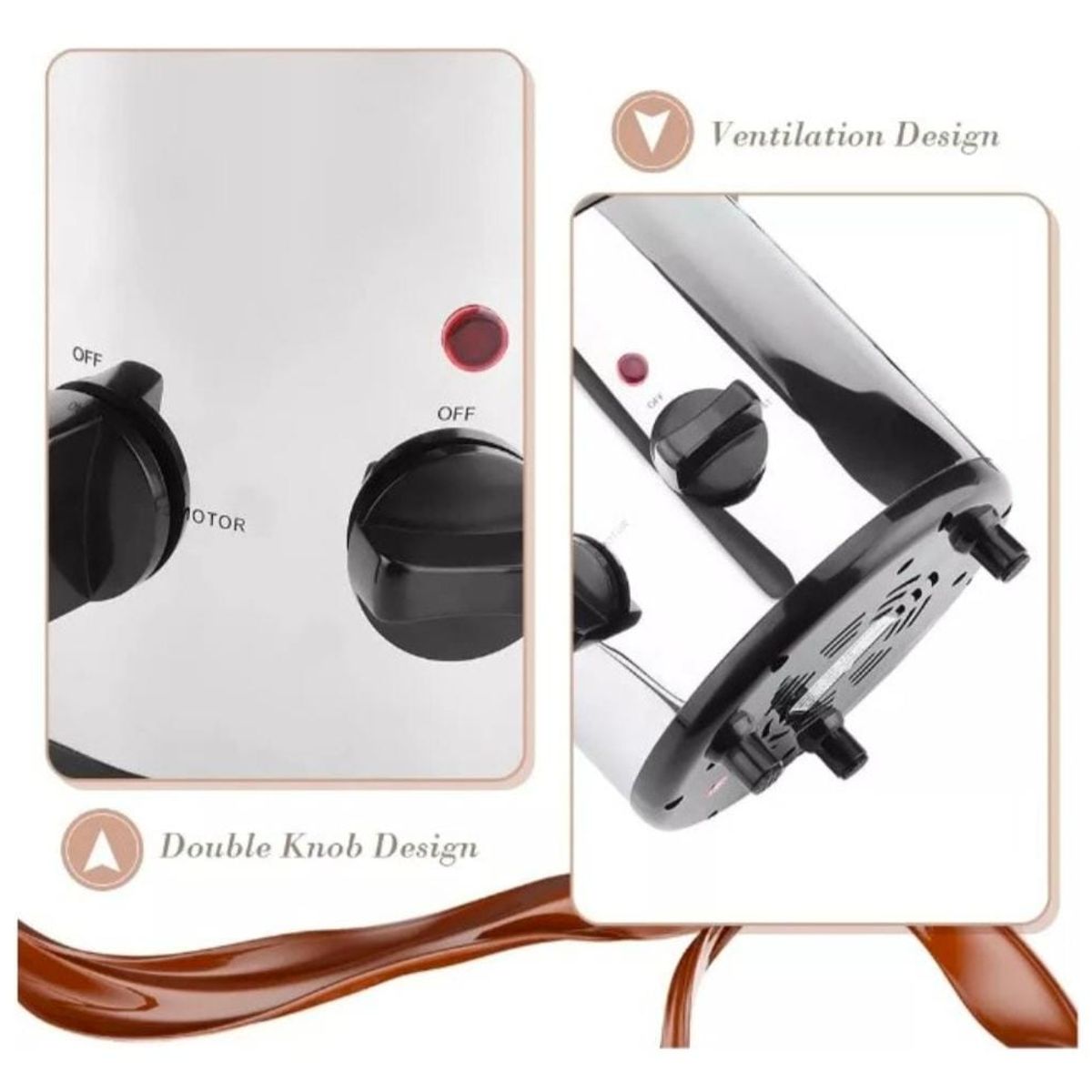 RENAHOUSE - FUENTE DE CHOCOLATE RENAHOUSE 4 NIVELES EN ACERO INOXIDABLE