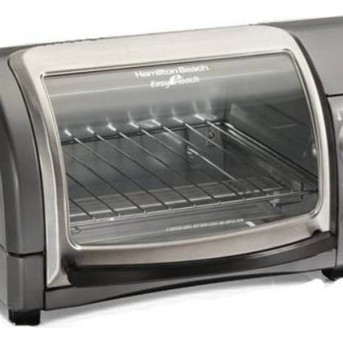 HAMILTON BEACH - Horno De Mesa Eléctrico Hamilton Beach Easy Reach Plata 120v