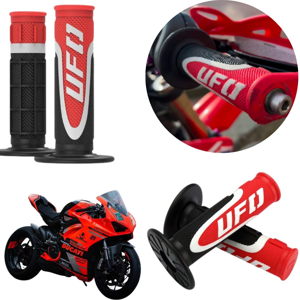 UFO - Grips mangos puños manillares ufo racing universal motos