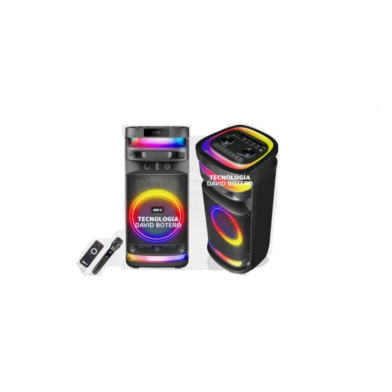 GENERICO - Parlante cabina Bluetooth Portatil 8 pulgadas GD-9005