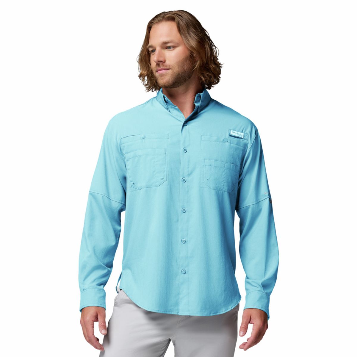 COLUMBIA - Camisa Hombre Columbia TAMIAMI II LS SHIRT Azul COLUMBIA