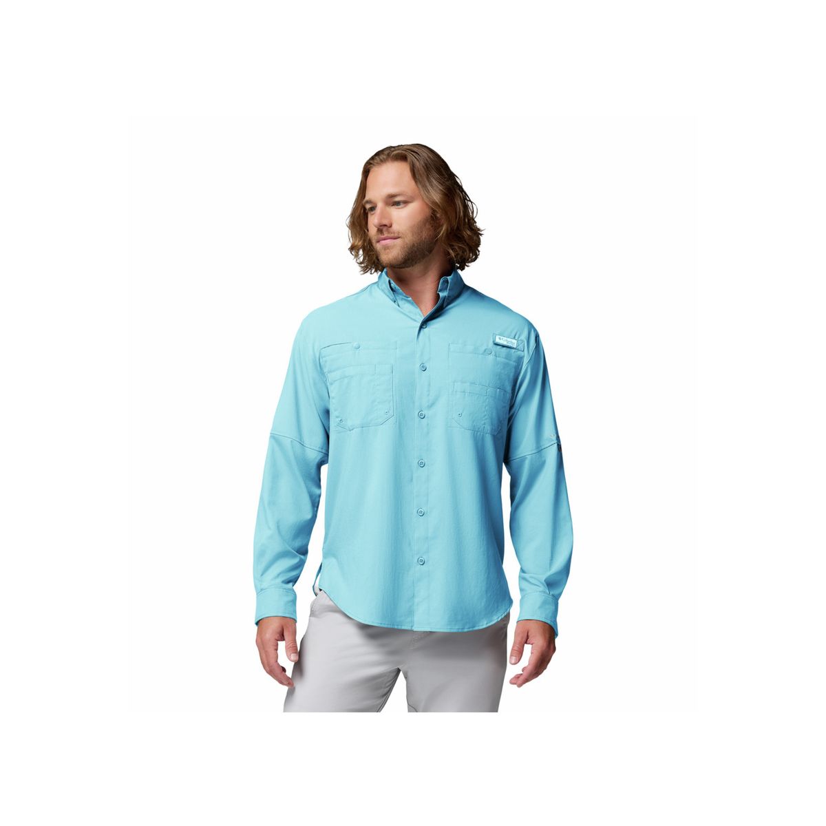 COLUMBIA - Camisa Hombre Columbia TAMIAMI II LS SHIRT Azul COLUMBIA