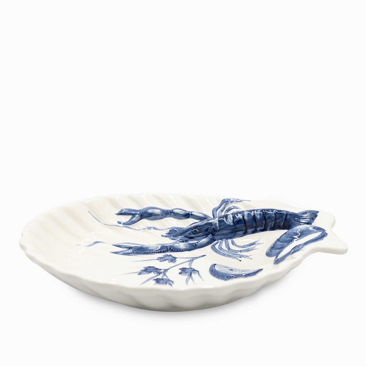 AMBIENTE GOURMET - Concha langosta azul 34cm